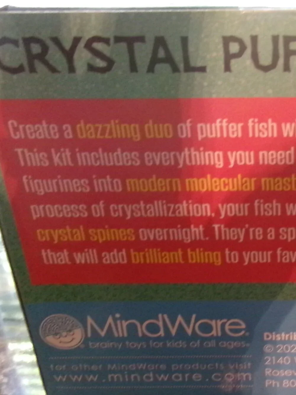 NWT Crystal Pufferfish